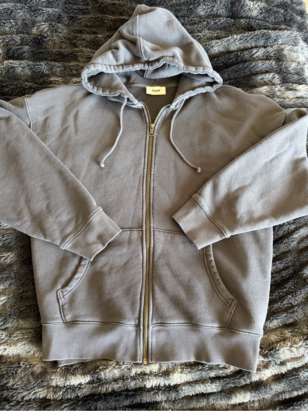 Elwood Zip-Up Hoodie - Gray